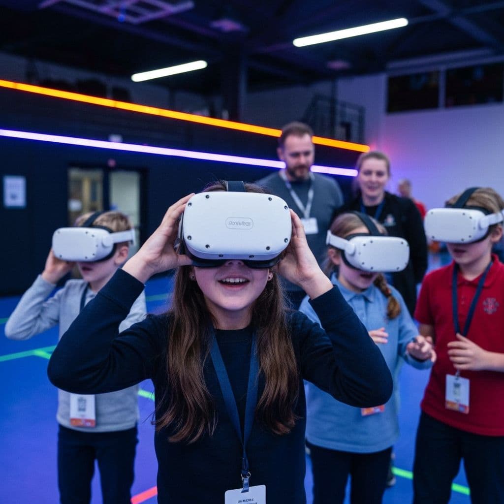 Educational VR School Demonstrations in Cape Town